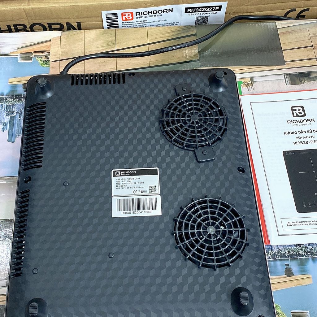 Bếp Từ Đơn RICHBORN RI3528-D17G-Sản xuất Malaisia - Ảnh 4