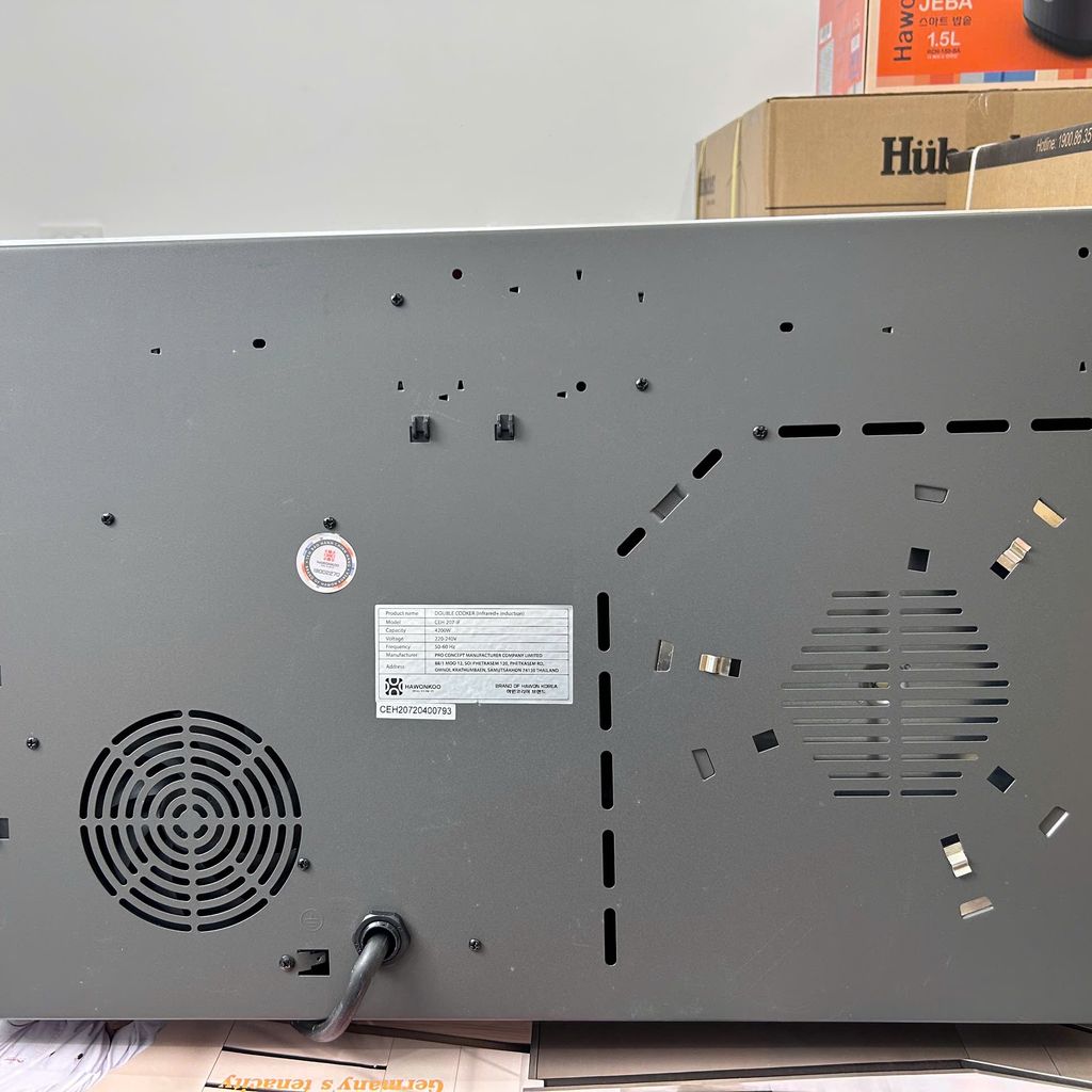 BẾP ĐÔI 1 TỪ 1 HỒNG NGOẠI HAWONKOO CEH-207-IF - Ảnh 7