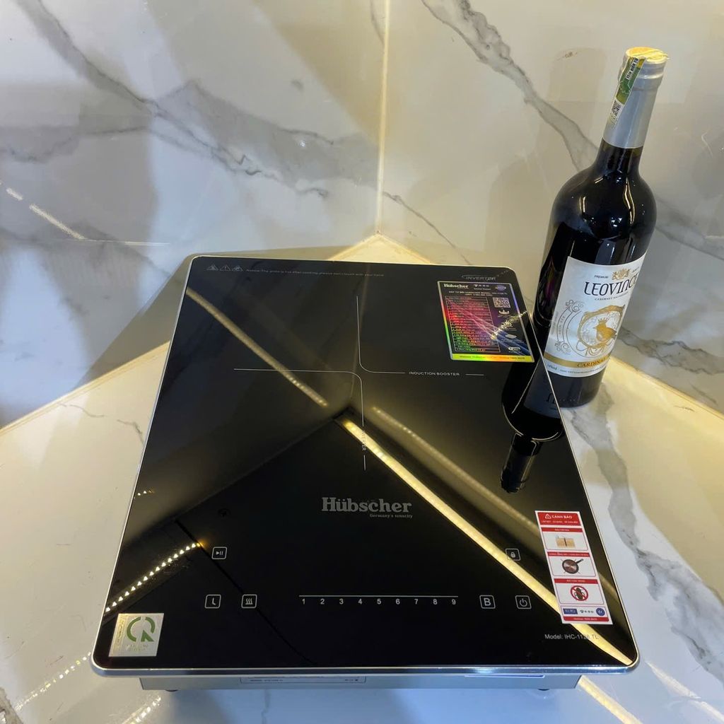 Bếp từ đơn Hubscher model: IHC-1128.TL- Lắp âm hoặc dương  - Ảnh 4