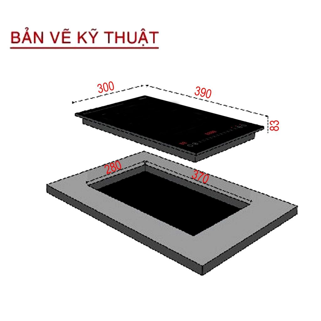 Bếp từ đơn Hubscher model: IHC-1128.TL- Lắp âm hoặc dương  - Ảnh 8
