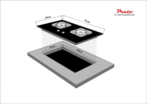 Bếp Gas cao cấp Prato Model: PT-800.G2 - Ảnh 6