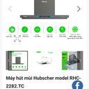 Máy hút mùi âm tủ chữ T Hubscher model RHC-2282.TC- động cơ BLDC - Ảnh 8