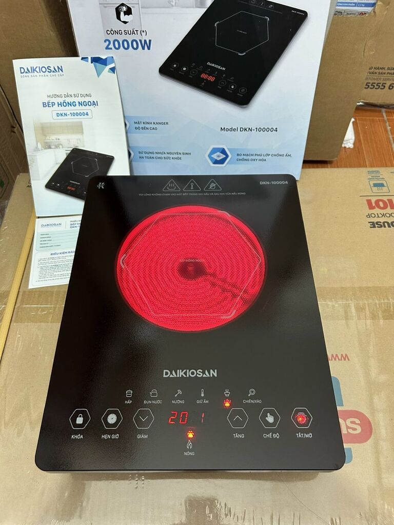 Bếp hồng ngoại đơn: Daikiosan DKN-100004 - Ảnh 2