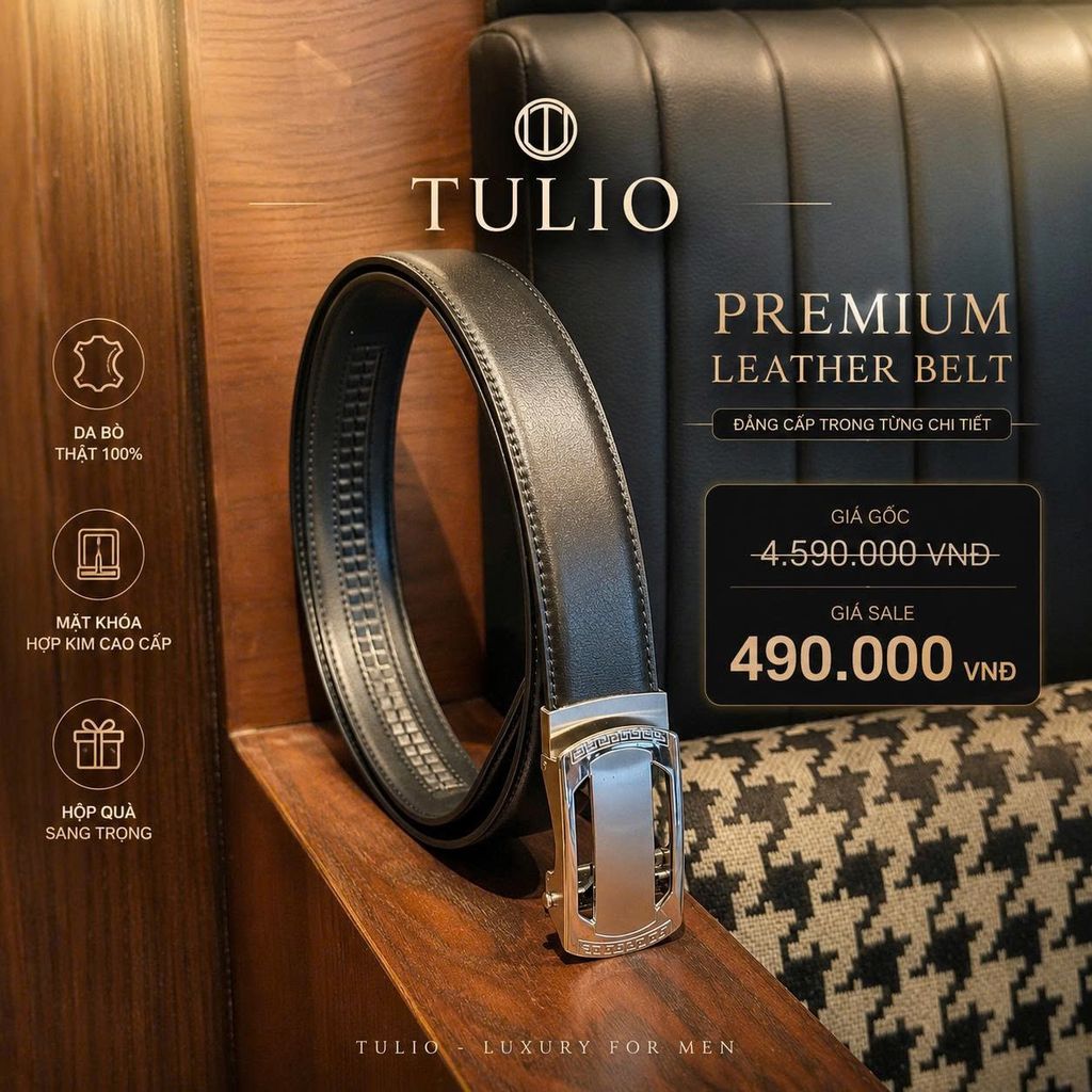 Thắt lưng Tulio cao cấp TL012B