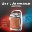 Quạt sưởi gốm mini nineshield  - Ảnh 6