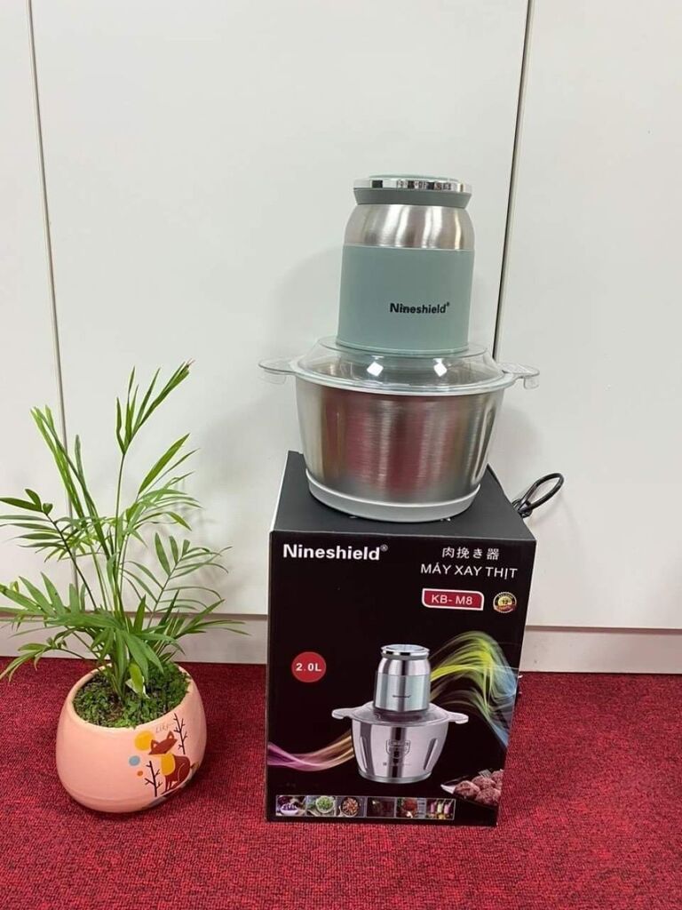 Máy xay thịt nineshield 2 lit KB M8 - Ảnh 3