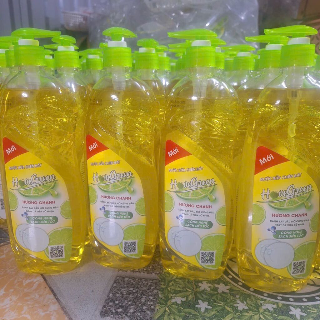 Nước rửa chén hovegreen 750g - Ảnh 4