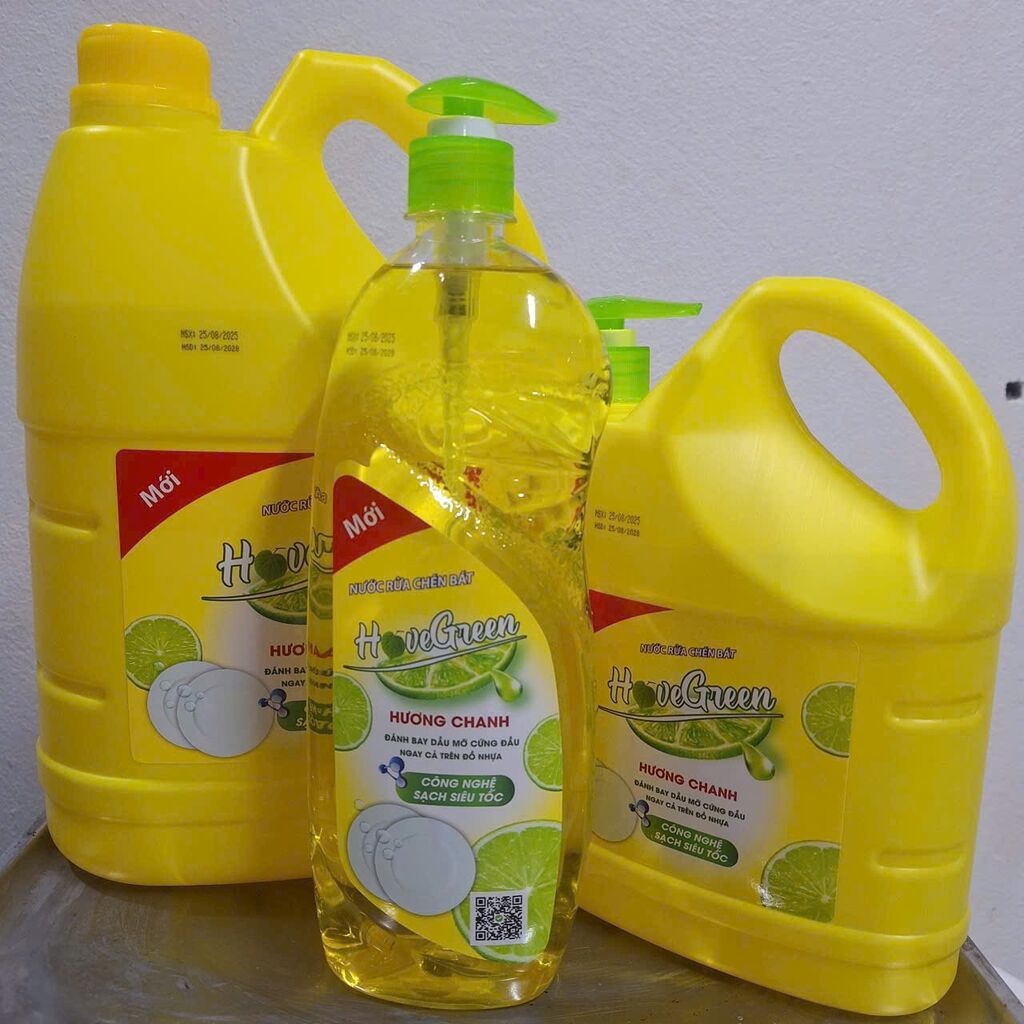 Nước rửa chén bát hovegreen 1,4kg - Ảnh 2