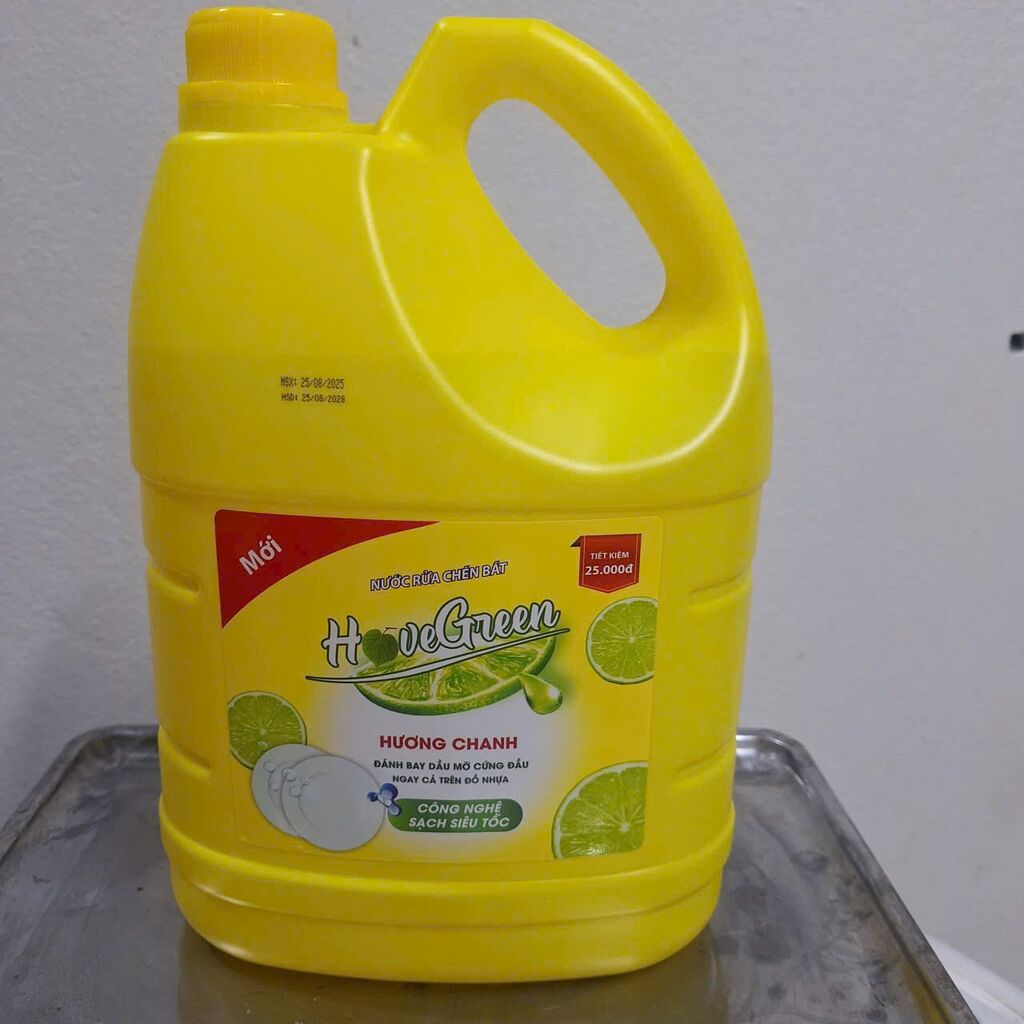 Nước rửa chén bát hovegreen 3,6kg