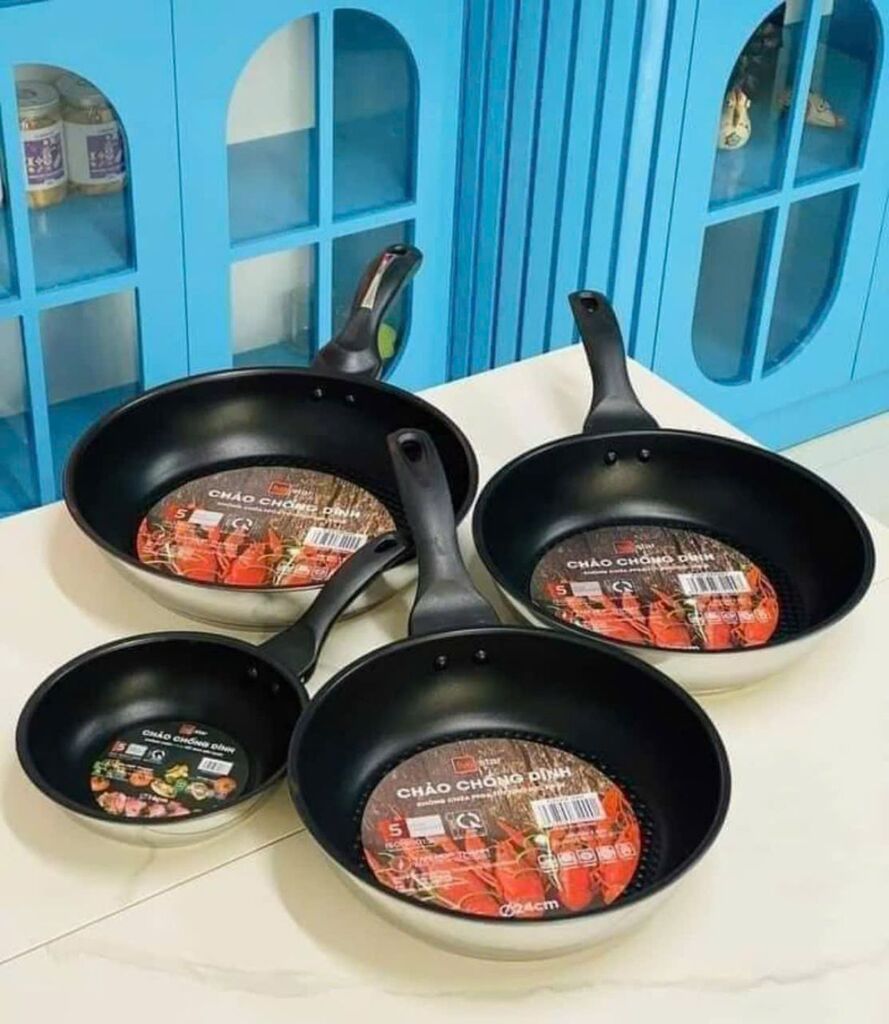 Chảo inox chống dính five star 3 đáy 26cm - Ảnh 6