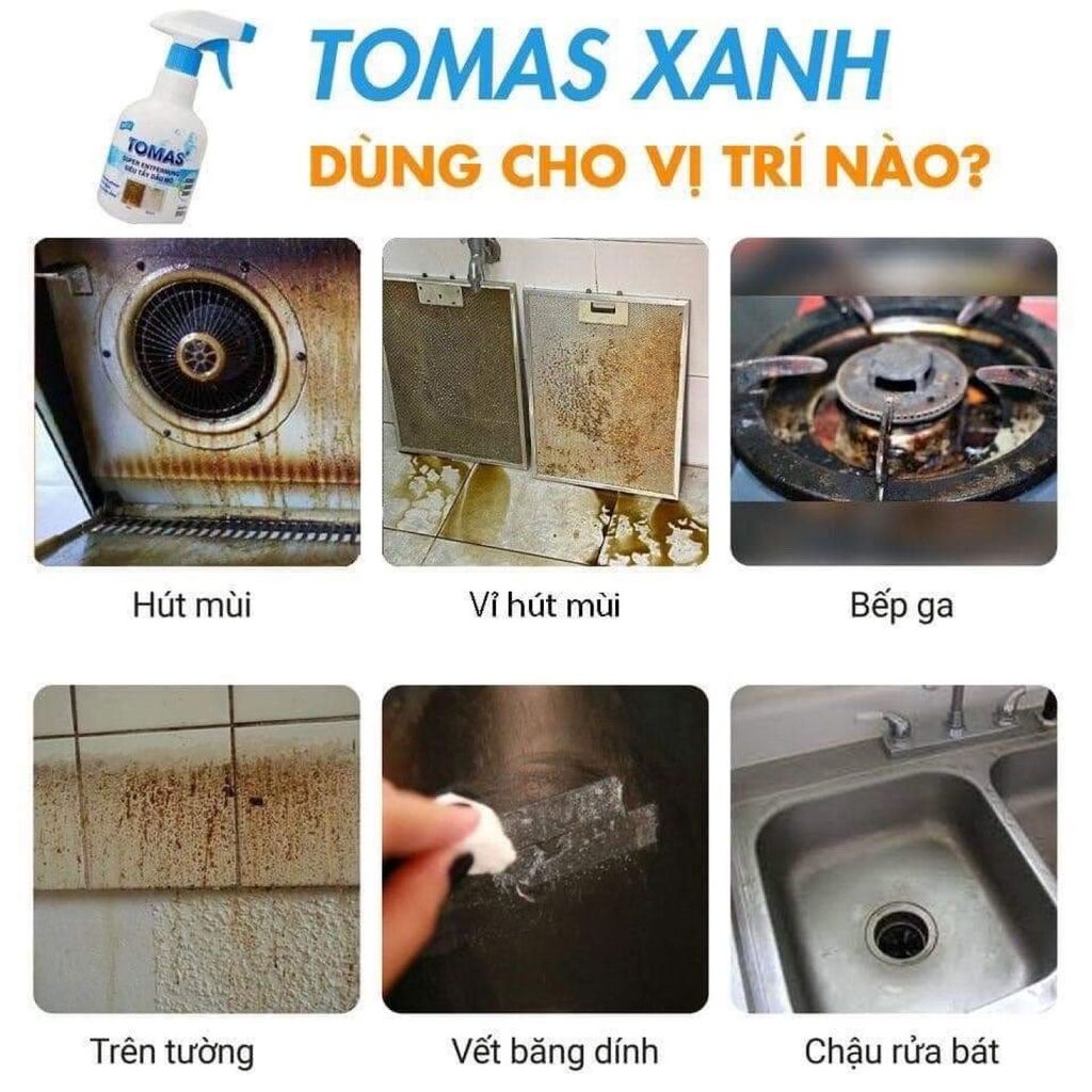SIÊU TẨY DẦU MỠ TOMAS - Ảnh 2