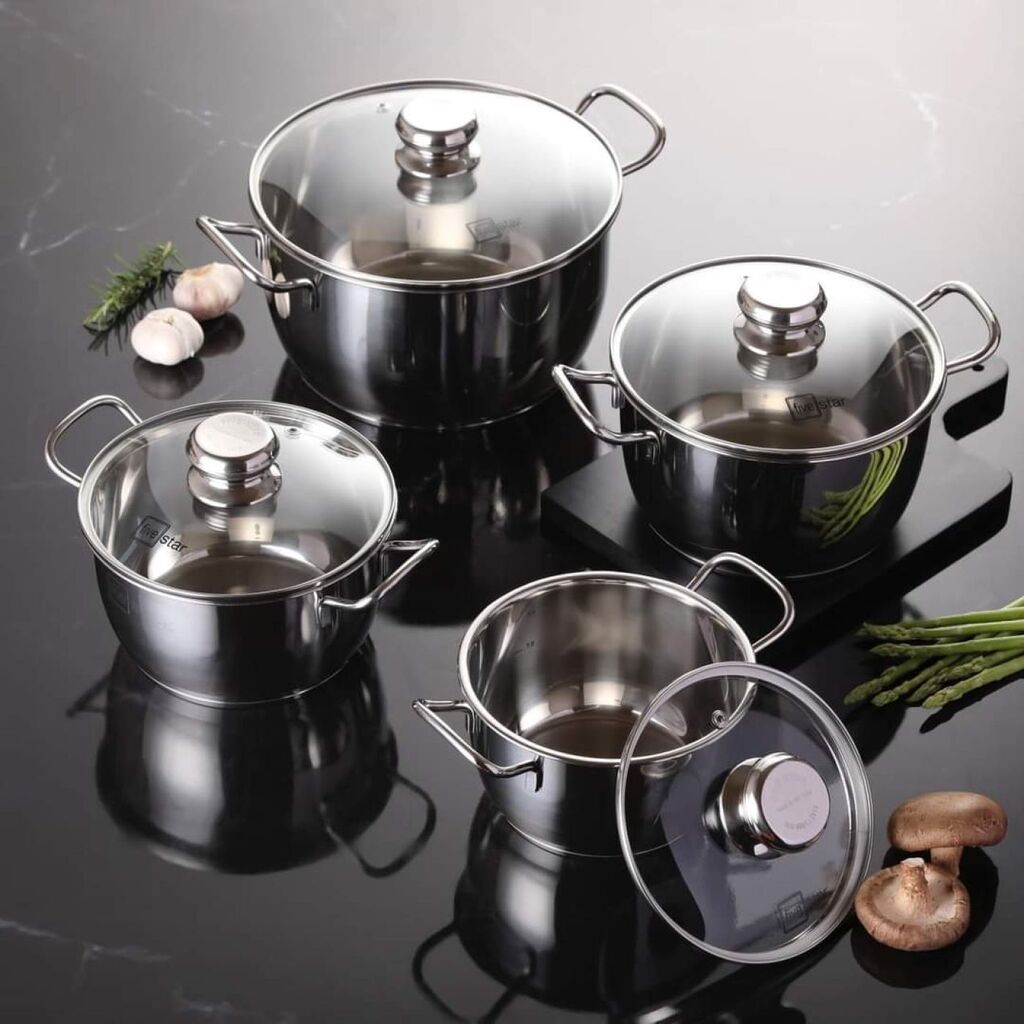 Bộ 4 nồi 3 đáy five star - Ảnh 3