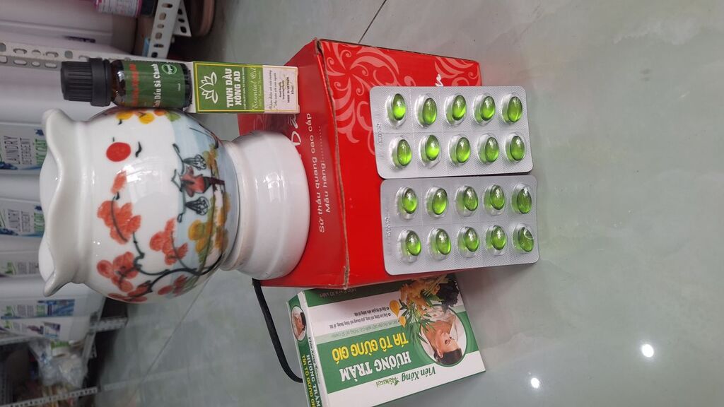 Combo Đèn xông tinh dầu bát tràng + tinh dầu - Ảnh 6