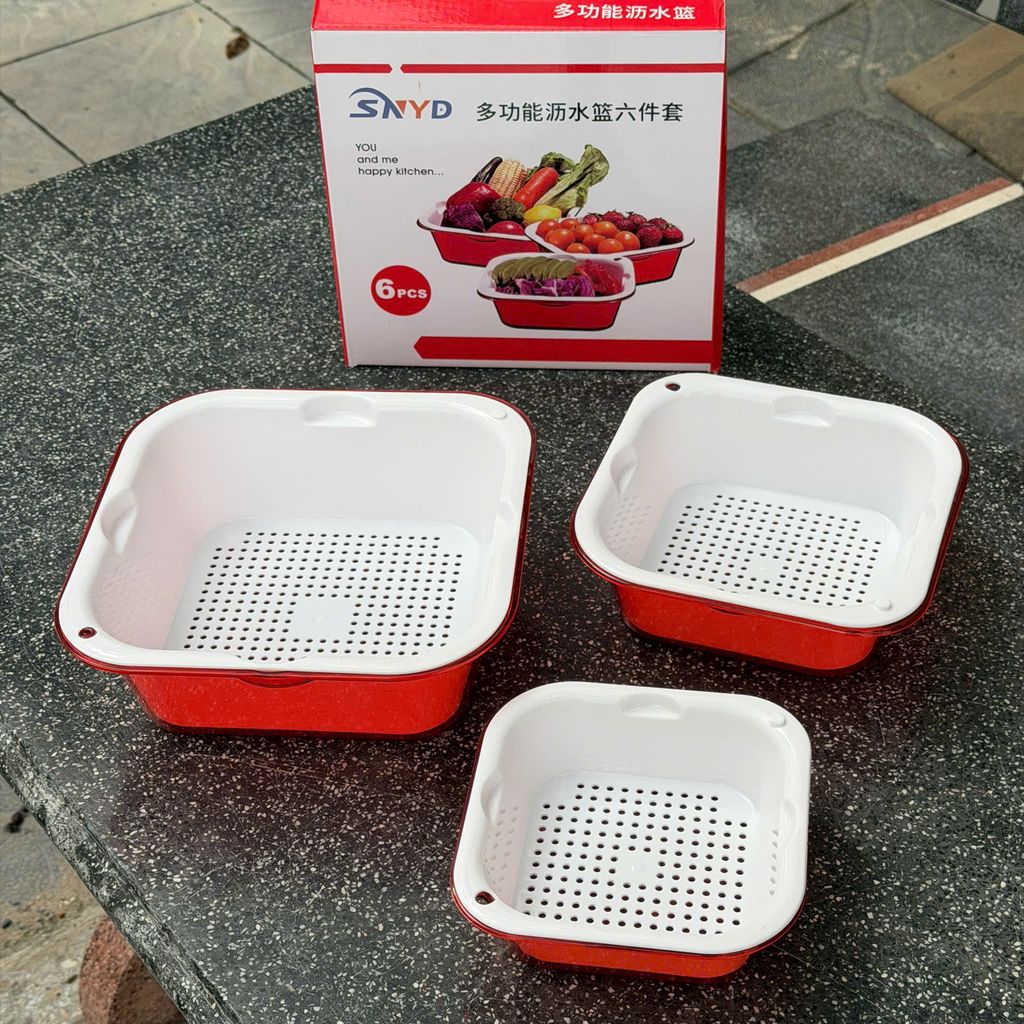 Set 3 rổ rửa hoa quả hàng đẹp