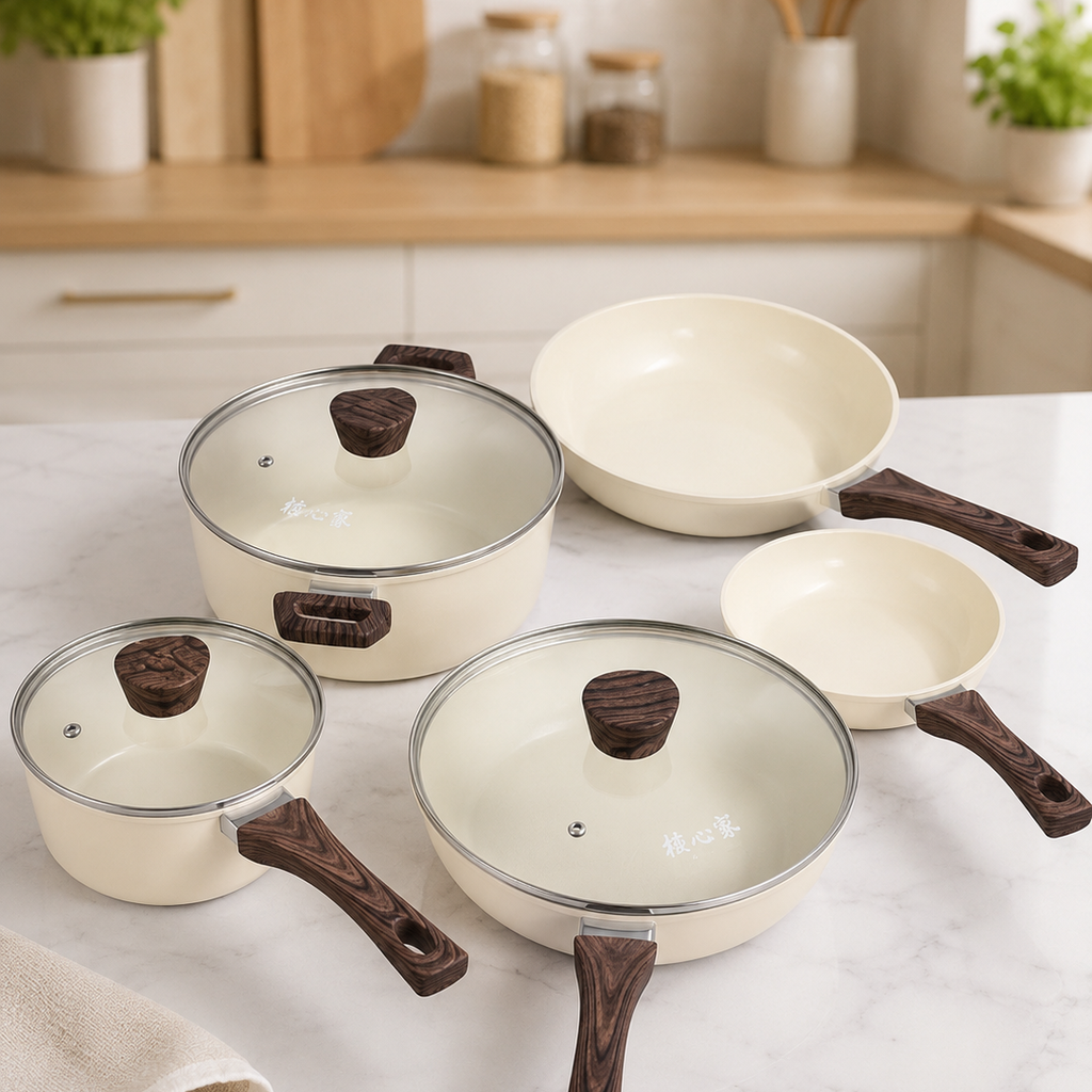 Bộ chảo nồi ZHANG XẺO CHUAN bộ 5 món