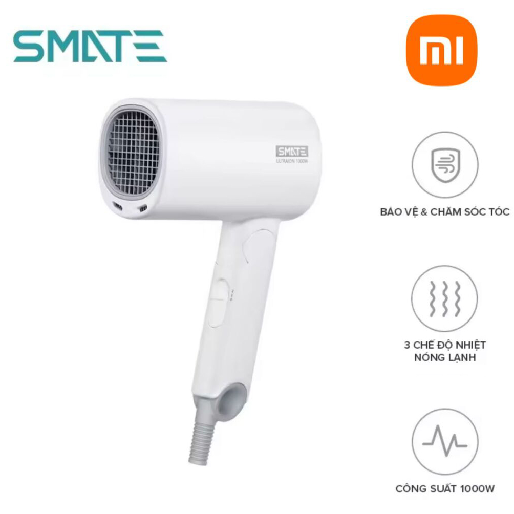 Máy sấy tóc ion âm, 3 chế độ nhiệt Xiaomi Smate SH-A100