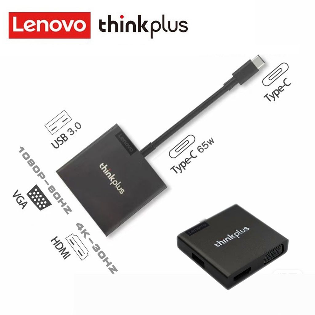 Hub Type C mở rộng Lenovo Thinkplus 4 in 1