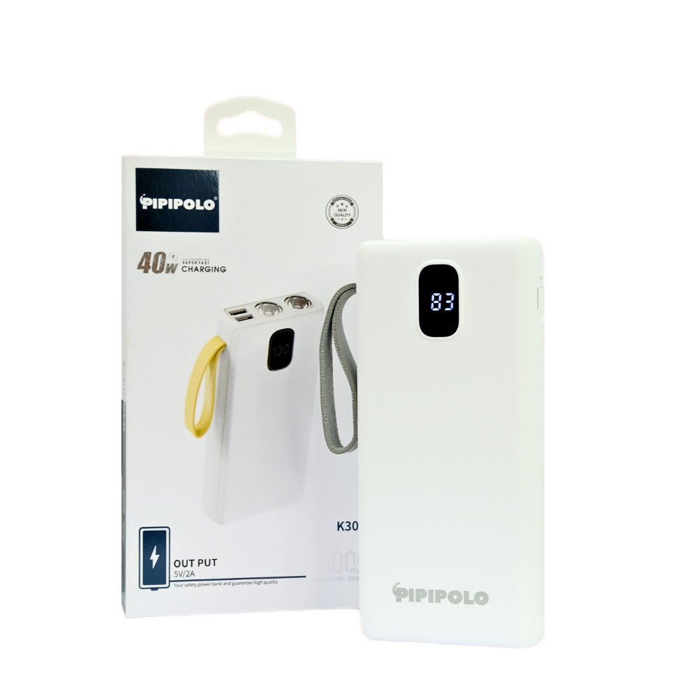 Pin dự phòng 25.000mAh Pipipolo K30