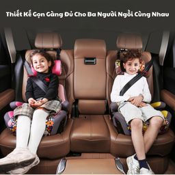 Ghế ngồi ô tô cho Bé từ 3 tuổi, có ISOFIX, Có gối kê đầu và tựa lưng điều chỉn…