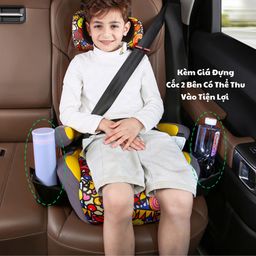 Ghế ngồi ô tô cho Bé từ 3 tuổi, có ISOFIX, Có gối kê đầu và tựa lưng điều chỉn…