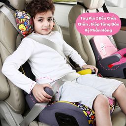 Ghế ngồi ô tô cho Bé từ 3 tuổi, có ISOFIX, Có gối kê đầu và tựa lưng điều chỉn…