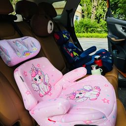 Ghế ngồi ô tô cho Bé từ 3 tuổi, có ISOFIX, Có gối kê đầu và tựa lưng điều chỉn…