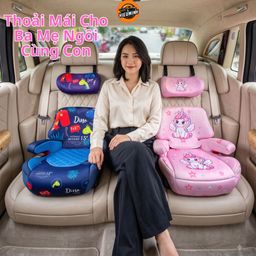 Ghế ngồi ô tô cho Bé từ 3 tuổi, có ISOFIX, Có gối kê đầu và tựa lưng điều chỉn…