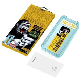 Kính cường lực iphone vnwekome wtp034 tự dán,tự rút bụi, có bảo vệ màng loa ip 12 13 14 15 16 