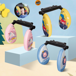 Gối tựa đầu ô tô xe hơi hai bên chống mỏi cổ HieuMinhCar,chất liệu cao su non mềm mại