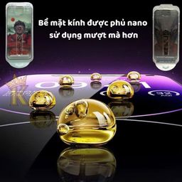 Kính Cường Lực iphone TỰ LẤY BỤI MKING KHỈ ,có khung tự dán ,bảo vệ màng loa ,…