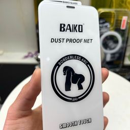 Kính cường lực iphone KHÔNG VIỀN ĐEN baiko Hộp 10c xsmax pro 11 12 13 14 15 16…