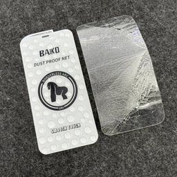 Kính cường lực iphone KHÔNG VIỀN ĐEN baiko Hộp 10c xsmax pro 11 12 13 14 15 16…