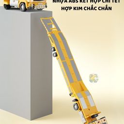 Xe ô tô đồ chơi GLW container kèm 2 xe múc cẩu hoặc 2 xe đua , có âm thanh và…
