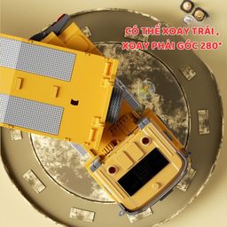 Xe ô tô đồ chơi GLW container kèm 2 xe múc cẩu hoặc 2 xe đua , có âm thanh và…
