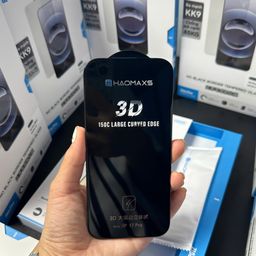 Kính cường lực iphone viền siêu cứng Haomaxs, chịu lực lên 45kg cho 11 12 13 1…