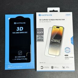 Kính cường lực iphone viền siêu cứng Haomaxs, chịu lực lên 45kg cho 11 12 13 1…