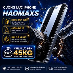 Kính cường lực iphone viền siêu cứng Haomaxs, chịu lực lên 45kg cho 11 12 13 1…