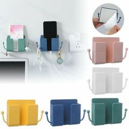 Giá đỡ điện thoại, điều khiển gắn tường tiện dụng, Màu Trắng