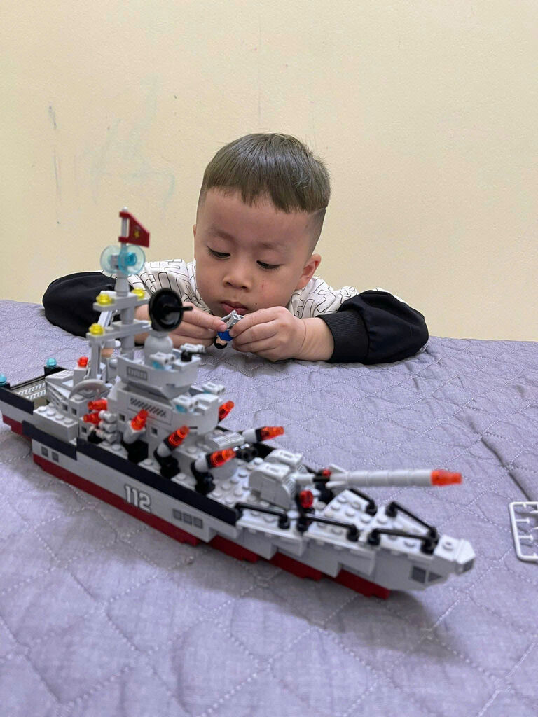 Lego tàu chiến hạm 32cm 554 chi tiết mã 8870 - Ảnh 5