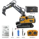 Máy xúc Yigong điều khiển 11 kênh gầu kim loại xoay trục 680 độ, pin sạc  - Ảnh 10