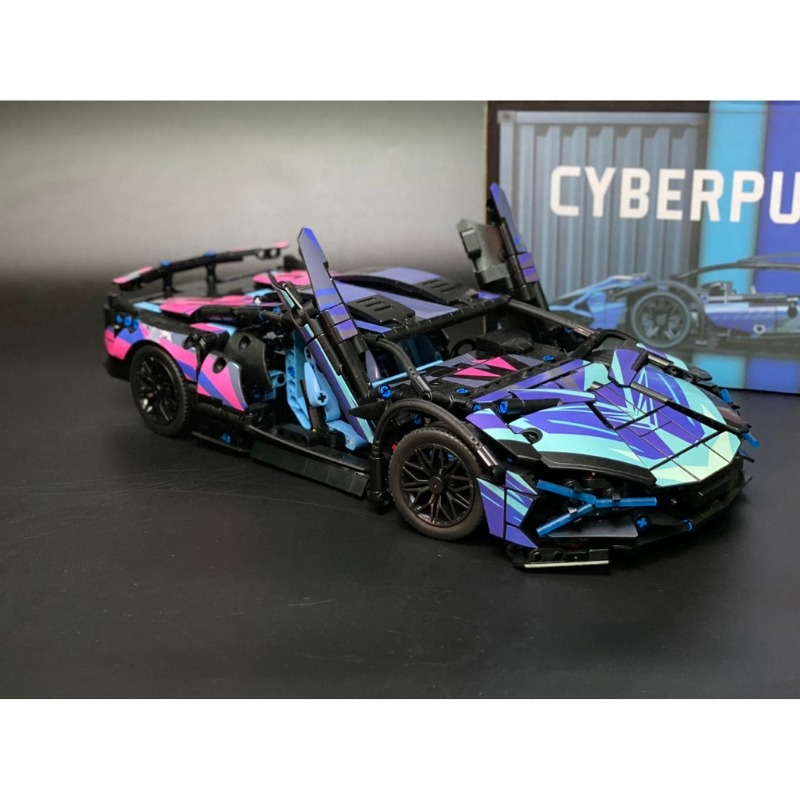 Lego lamboghini Tím bản tĩnh  1314pcs - Ảnh 4