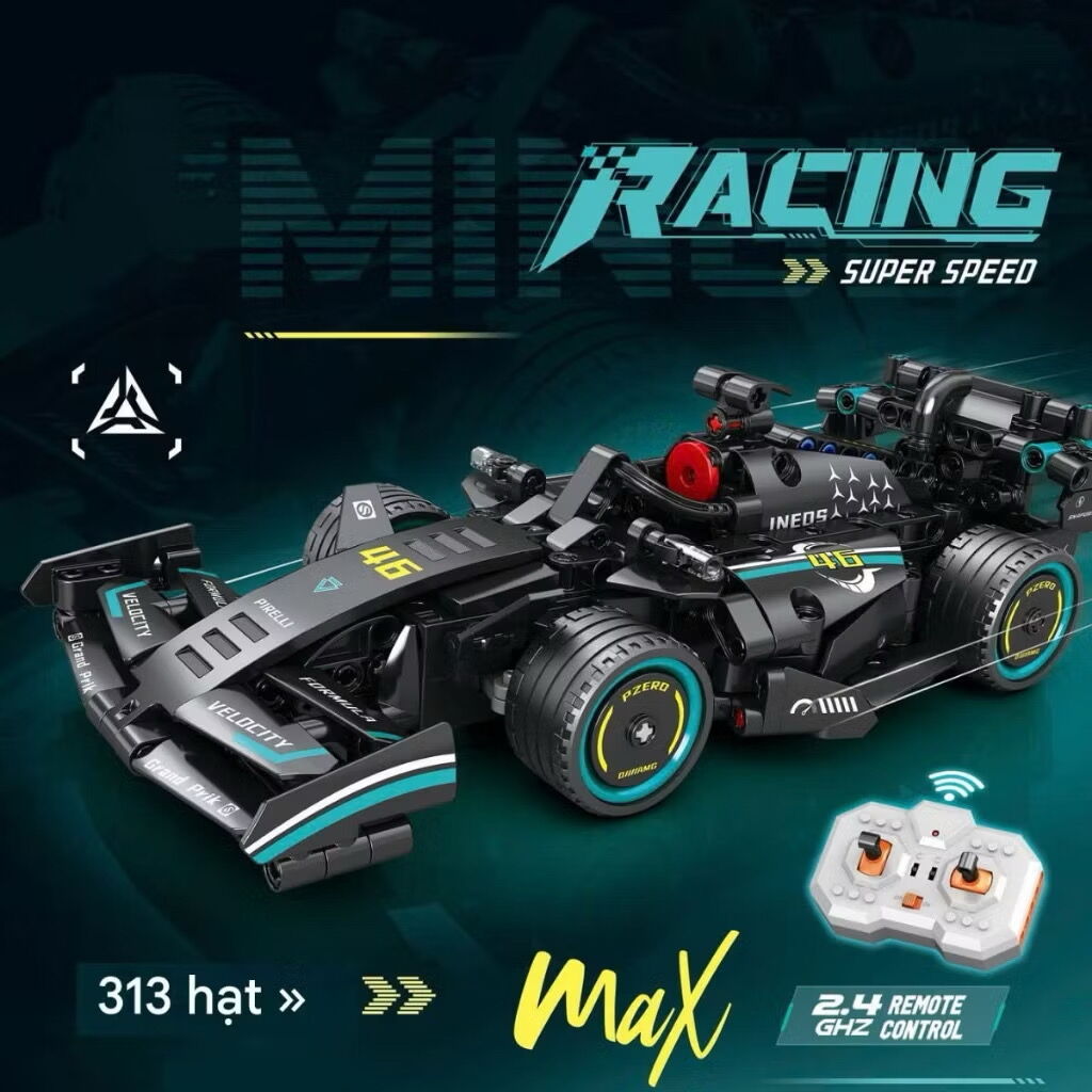 Đồ chơi lắp ghép xe đua có điều khiển  - Ảnh 7
