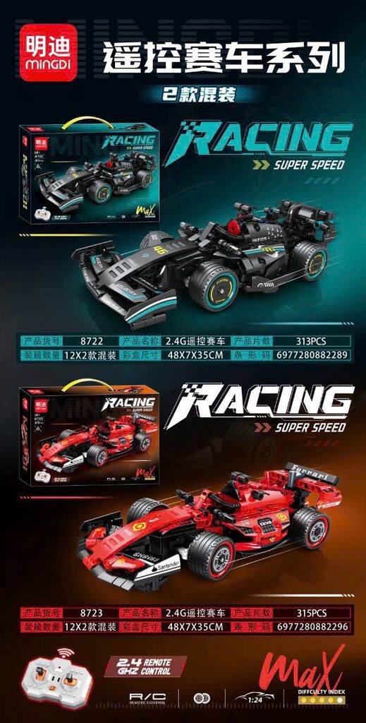 Đồ chơi lắp ghép xe đua có điều khiển  - Ảnh 6