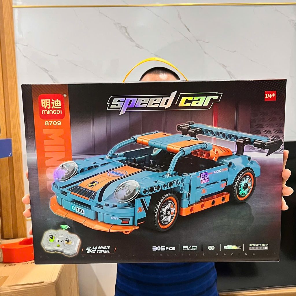 (Note mã) Đồ chơi lắp ghép xe ô tô điều khiển được