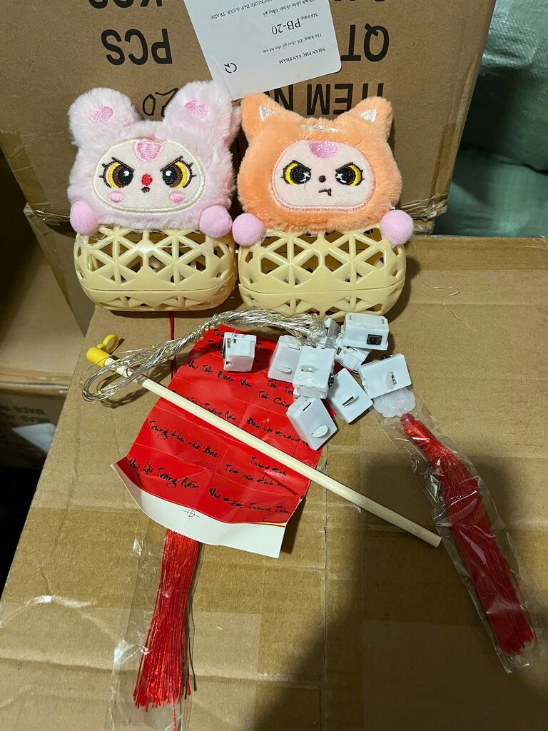 Đèn lồng trung thu Baby three đầu to ( mã to) - Ảnh 4