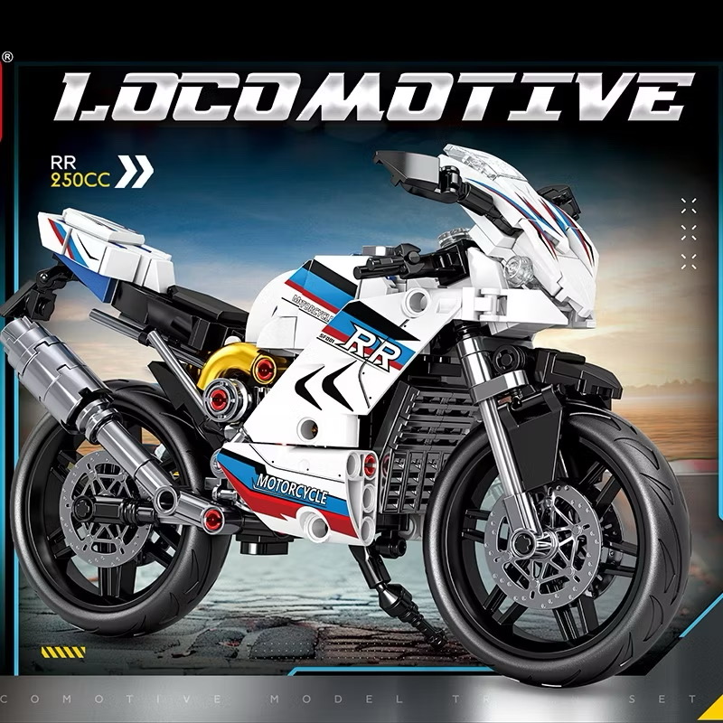 Đồ chơi lắp ghép xe máy - Ảnh 8