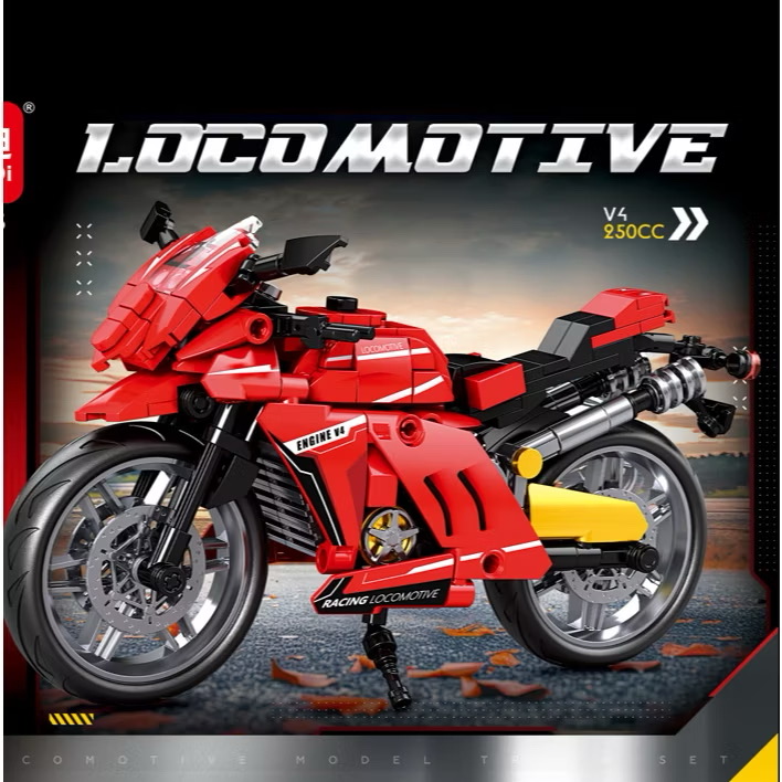 Đồ chơi lắp ghép xe máy - Ảnh 6