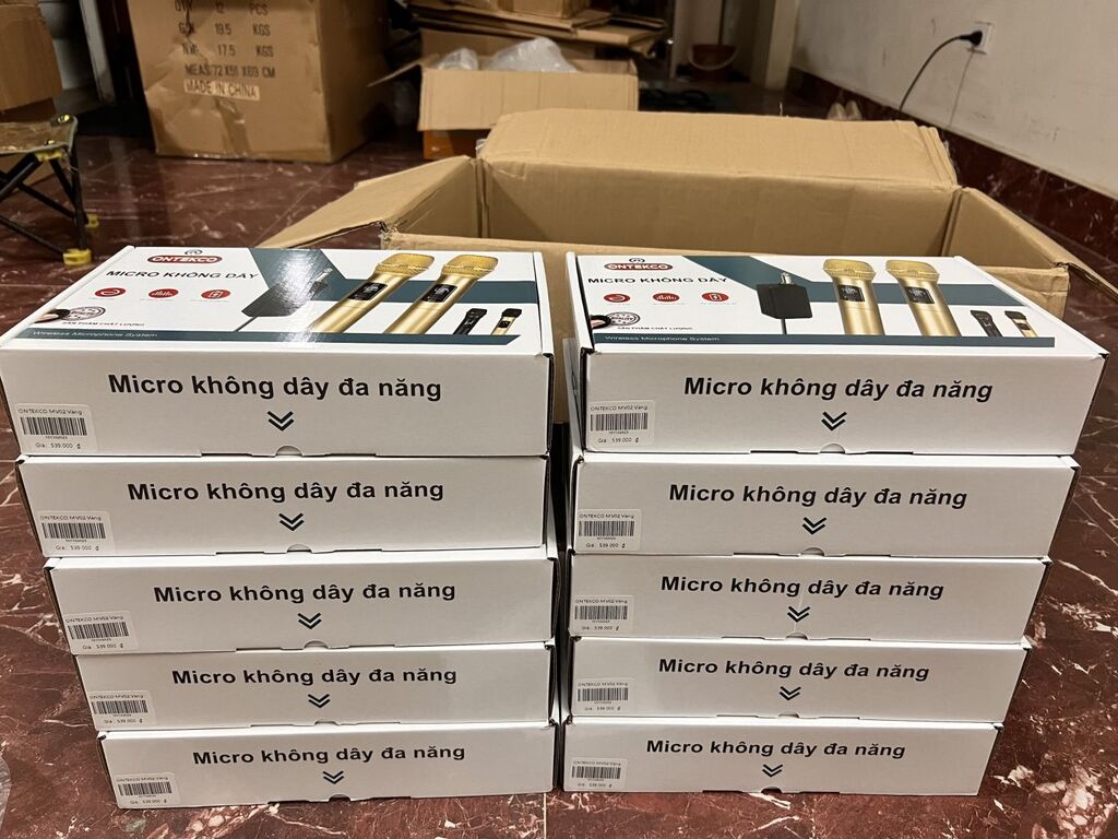 COMBO 2 micro không dây ONTEKCO MV02 dùng cho loa kéo, âm ly (pin thường) - Ảnh 4