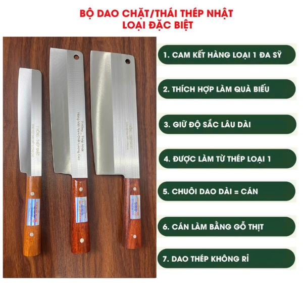 DAO BẢY HỒNG THÉP NHẬT CHUÔI GỖ CÓ TEAM ĐẢM BẢO HÀNG CHÍNH HÃNG MS 01