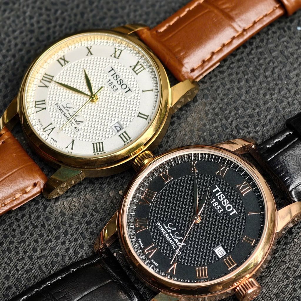 Đồng hồ nam Tissot 1853 bản cơ dây da (fake)